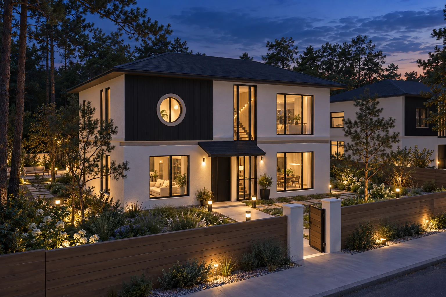 Evening exterior / a sense of place